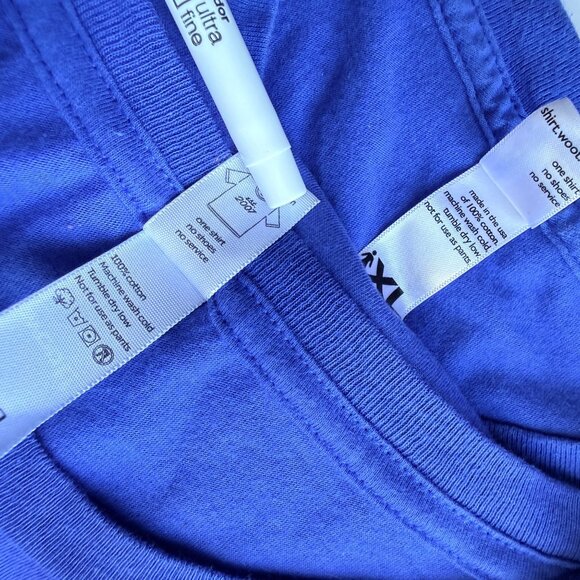 Shirt.Woot! Graphic T-Shirts Mens XL 2-Pack Blue Cotton Fun Prints - Picture 9 of 11